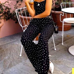 Polka dot romper
